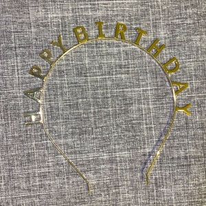 Birthday headband 👑